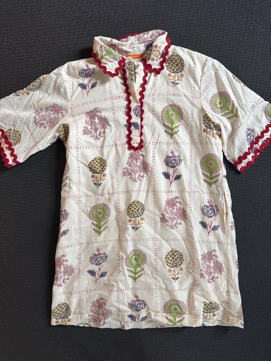 Oliphant Dresses & Skirts - Oliphant Block Print Shirtdress